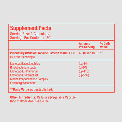 Probiotic 40 Billion with Prebiotics